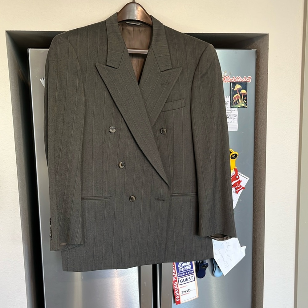 Full double breasted Christian Dior suit
